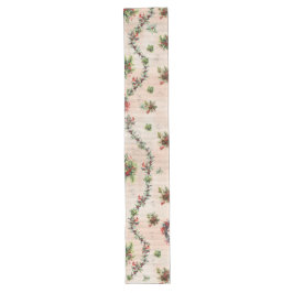 Elegant Cardinal Table Runner with Music Notes Großer Tischläufer