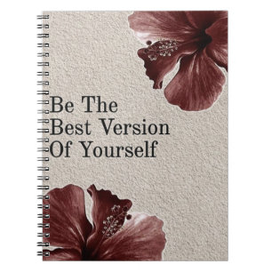 Elégant Carnet de devis/Journal avec design floral
