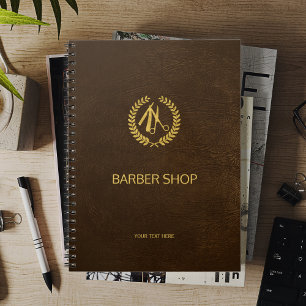 Élégant carnet de rendez-vous pour le logo du salo