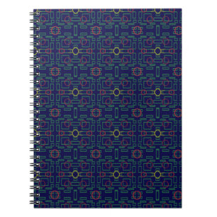 Élégant Carnet photo de la spirale géométrique ble