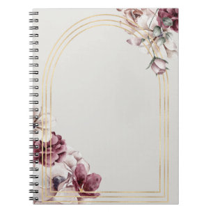 Elégant Carnet Rose Gold Arch   élégant