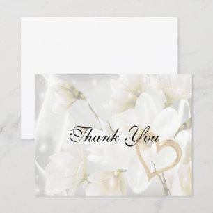 Élégant Carte de remerciements floral