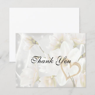 Élégant Carte de remerciements floral