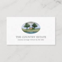 Élégant Carte de visite blanc