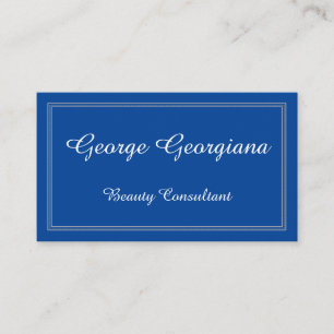 Elegant Carte de visite consultant en beauté