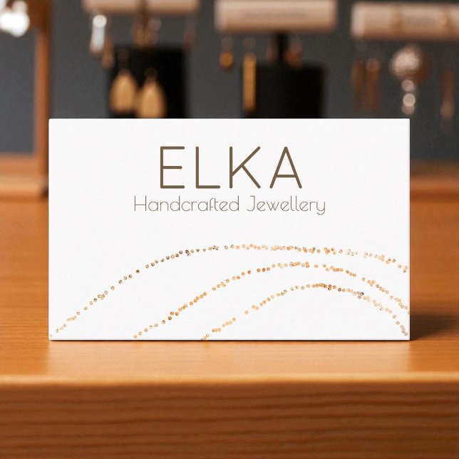 Elégant Carte de visite de concepteur de points d' (Créateur téléchargé)