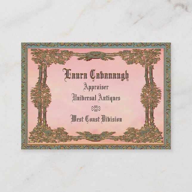 Élégant Carte de visite Lola (Devant)