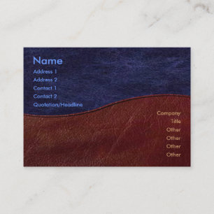 Élégant Carte de visite Wave