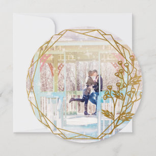 Élégant Carte photo de vacances