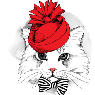 Elegant Cat T-Shirt