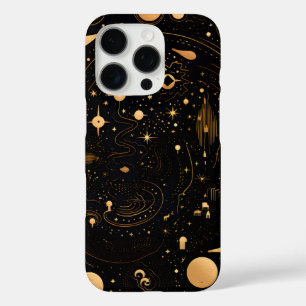 Elegant Celestial - Mystische Galaxie Kunst iPhone 16 Pro Hülle