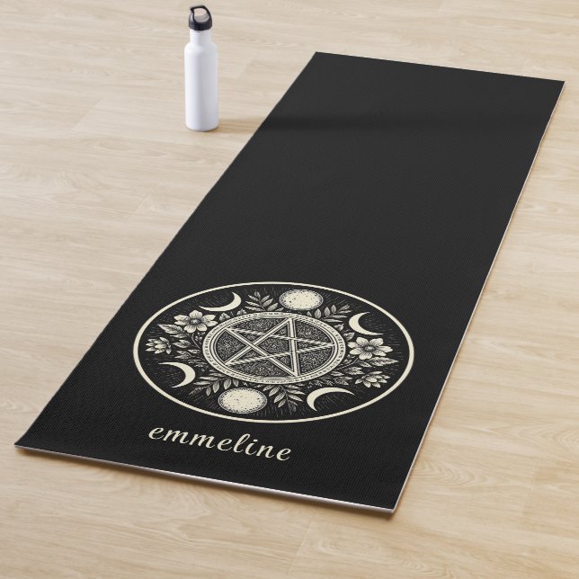 Elegant Celestial Sun Moon Personalisiert Yogamatte (Beispiel)
