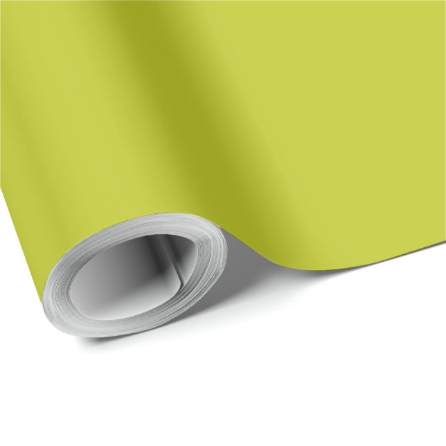 Elegant Chartreuse  Geschenkpapier (Rolleneckpunkt)