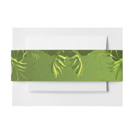 Elegant Chartreuse Green Einladungsbanderole