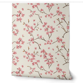 Elegant Cherry Blossom Floral Wallpaper Tapete