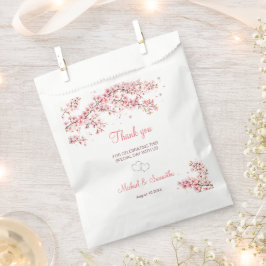 Elegant Cherry Blossom Wedding Geschenktütchen