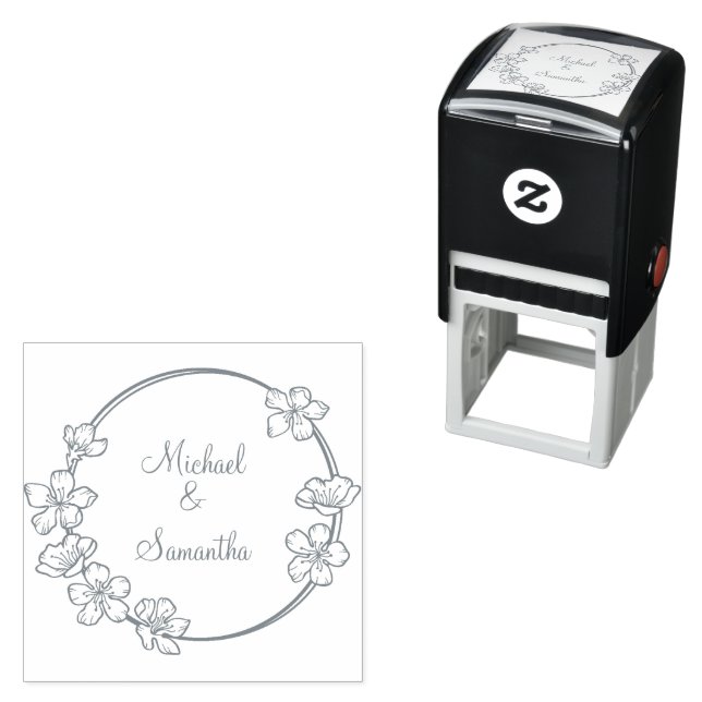 Elegant Cherry Blossom Wedding Permastempel (Beispiel)