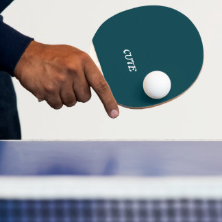 Elegant Chic Blue Aquamarin Tischtennis Schläger