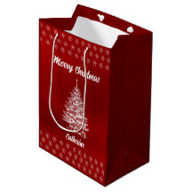Elegant Chic Cute Modern Festive Red and White
