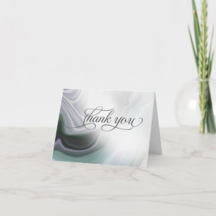 Elegant Chic Dusty Sage and Violet Dankeskarte