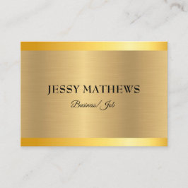 ELEGANT CHIC GOLD MODERN MINIMALISTISCH SCHWARZGOL VISITENKARTE