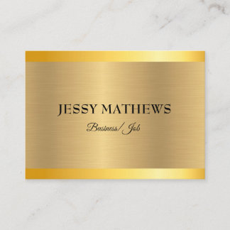ELEGANT CHIC GOLD MODERN MINIMALISTISCH SCHWARZGOL VISITENKARTE
