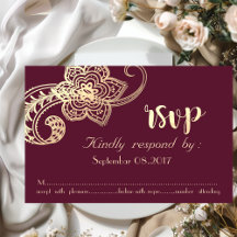 Elegant Chic Gold Paisley UAWG
