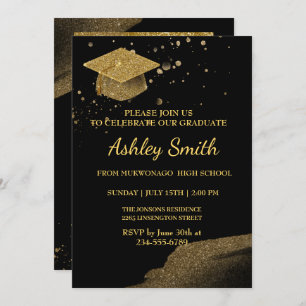 Élégant Chic Graduation Invitation