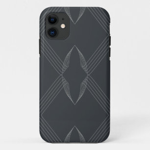Elegant, chic, luxuriös, einfaches Linienmuster Case-Mate iPhone Hülle