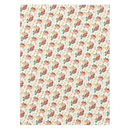 Elegant Chic Pink Roses Floral auf Beige Tischdecke