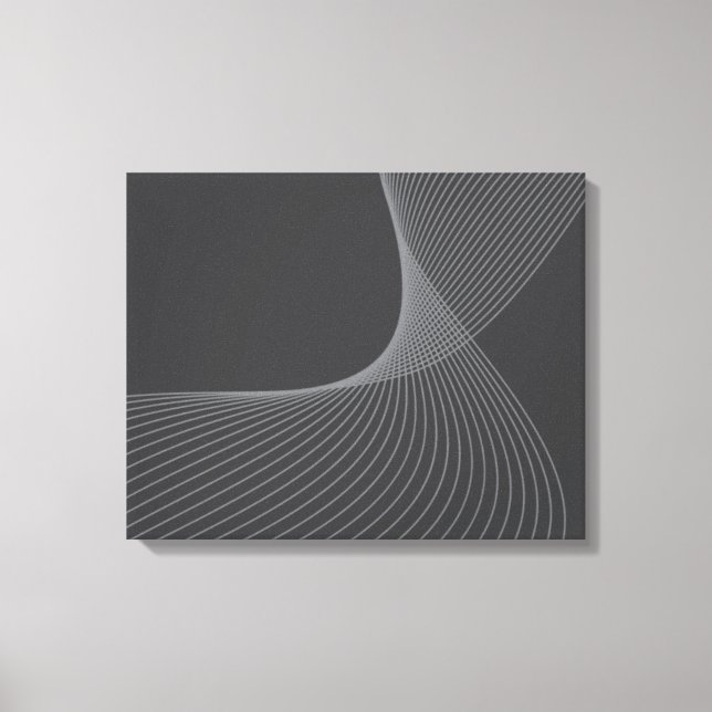 Elegant, chic, simple, modern graphic pattern art leinwanddruck (Vorderseite)