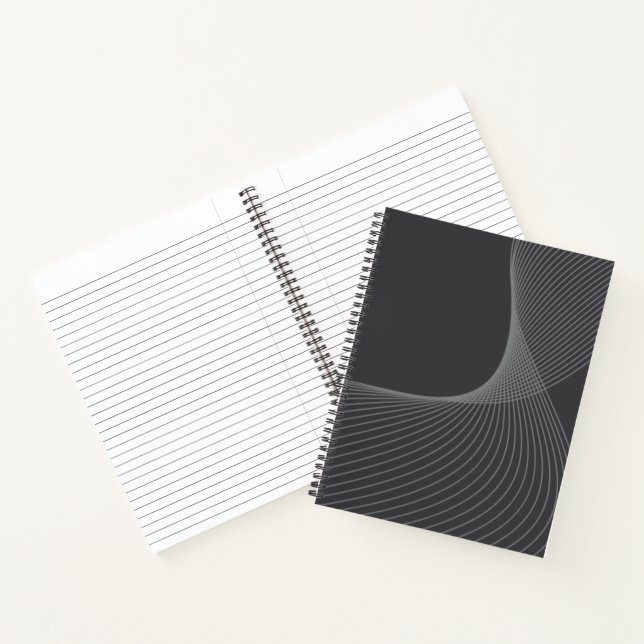Elegant, chic, simple, modern graphic pattern art notizbuch (Innenseite)