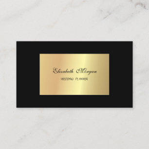 Elegant Chic Stylisch Professionell, Falschgold, S Visitenkarte