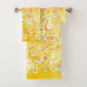 Elegant Chic Venezianisch Floral Paisley Badhandtuch Set