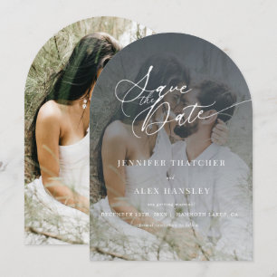Elegant Chic Wedding Save the Date Einladung