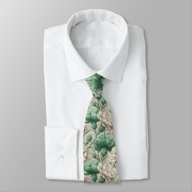 Elegant Christmas Gift For Dad Carnation Krawatte (Gebunden)