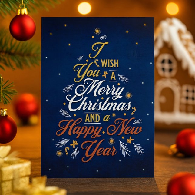 Elegant Christmas & Happy New Year Greeting Card (Von Creator hochgeladen)