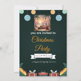 Elegant Christmas Invitation – A Festive Design  Einladung