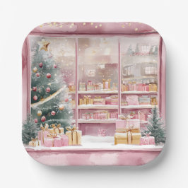 Elegant Christmas Paper Plates  Pappteller