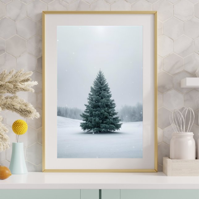 Elegant Christmas Tree Poster (Von Creator hochgeladen)