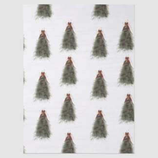 Elegant Christmas Tree Tissue Paper Seidenpapier