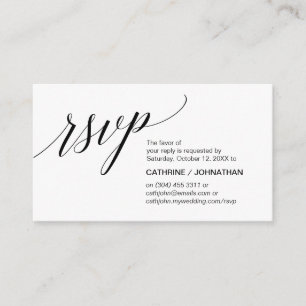 Elegant Classic, Black Script, UAWG Begleitkarte