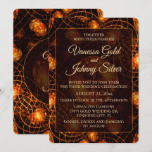 Elegant Classic Boho Modern Gold #901 Wedding