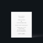 Elegant Classic Budget Wedding Save the Date<br><div class="desc">Elegant budget wedding save the date featuring a simple and classic design with traditional serif and elegant script fonts.</div>