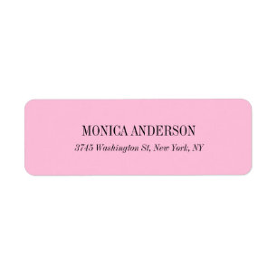 Elegant Classic Simple Pink Einzigartig Original