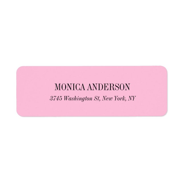 Elegant Classic Simple Pink Einzigartig Original (Vorne)