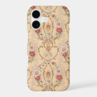Élégant classique floral et or Rococo Filigree