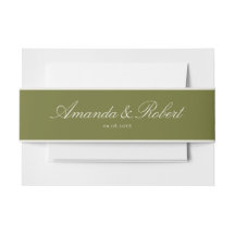 Elegant Classy Olive Green Wedding