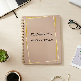 Elegant Clay Gold | Ihr Name Planer