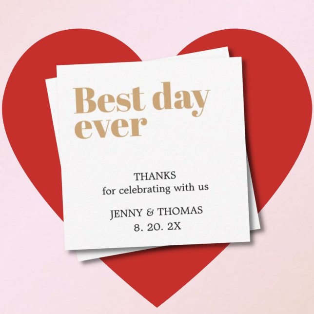 Elegant Clean Wedding Vielen Dank Mitteilungskarte (Von Creator hochgeladen)